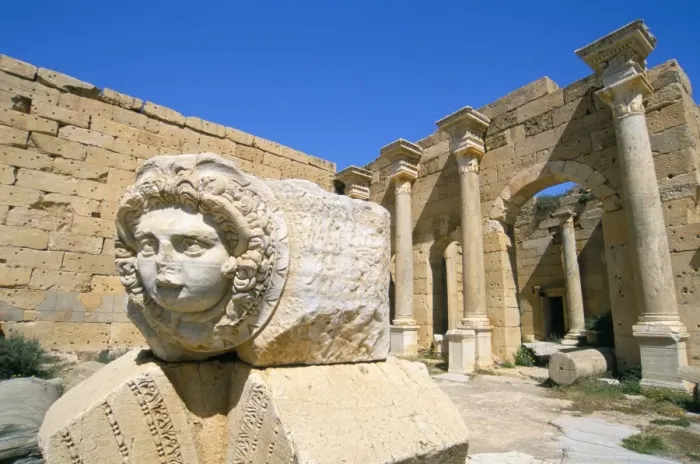 Framed Print : Gorgon head, Severan Forum, Leptis Magna, UNESCO World Heritage Site, Tripolitania Framed Print : Gorgon head, Severan Forum, Leptis Magna, UNESCO World Heritage Site, Tripolitania