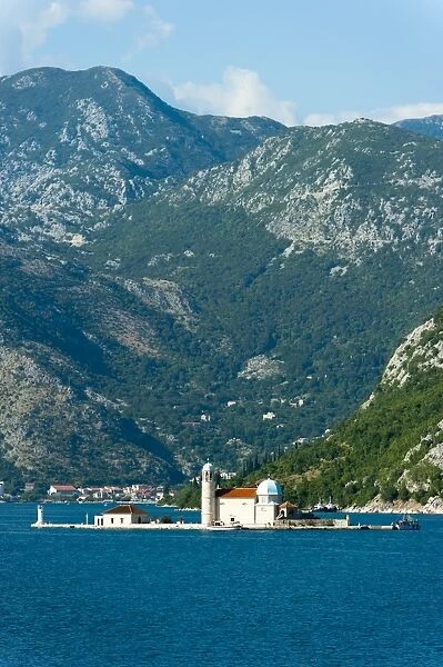 Gospa od Skrpjela (Our Lady of the Rock) island, Bay of Kotor, UNESCO World Heritage Site