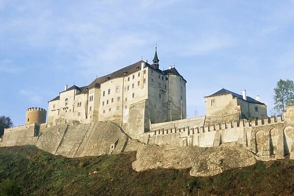 Gothic and Baroque Cesky Sternberk Castle, Central Bohemia, Czech Republic, Europe