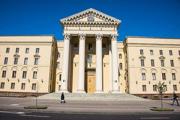 Goverment building in Minsk, Belarus, Europe