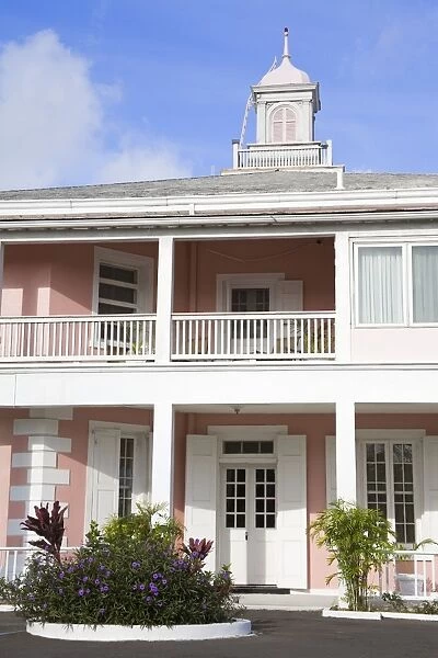 Government House in Nassau City, New Providence Island, Bahamas, West Indies, Central America