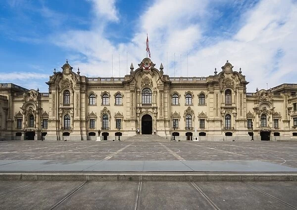 Government Palace, Plaza de Armas, Lima, Peru, South America