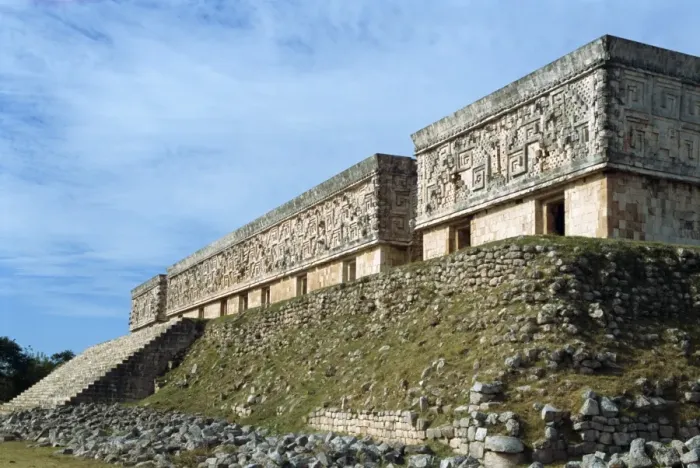 Framed Print : Governors Palace at Mayan site Framed Print : Governors Palace at Mayan site