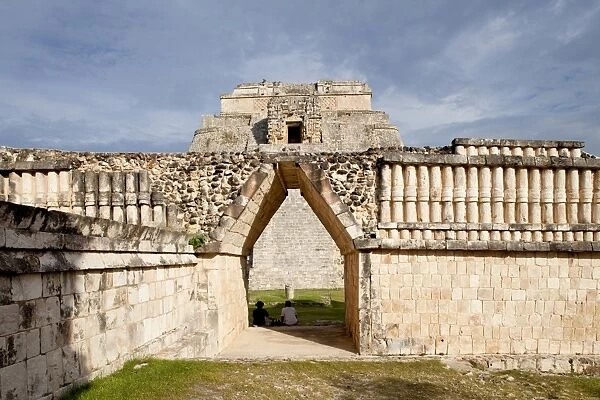 The Governors Palace, Uxmal, UNESCO World Heritage Site, Yucatan, Mexico