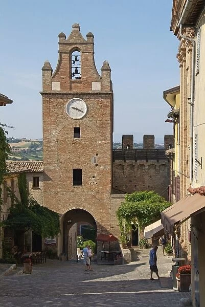 Gradara, old town, Adriatic coast, Emilia-Romagna, Italy, Europe
