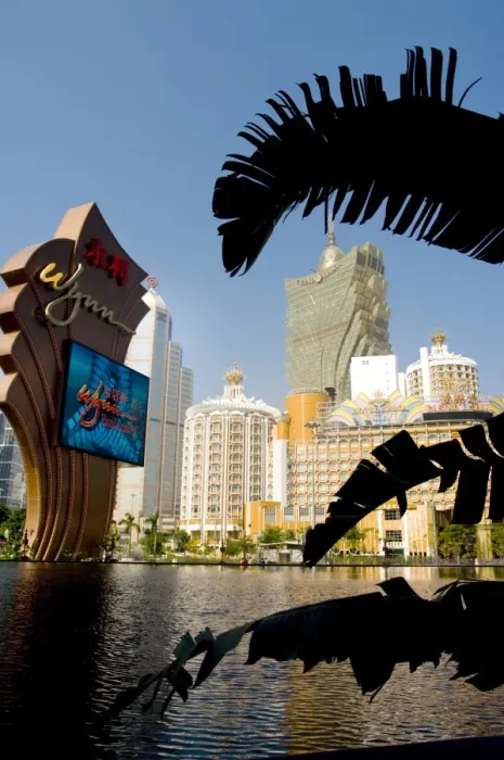 Framed Print : Gran Lisboa Wynnster Casino, Macau, China, Asia Framed Print : Gran Lisboa Wynnster Casino, Macau, China, Asia