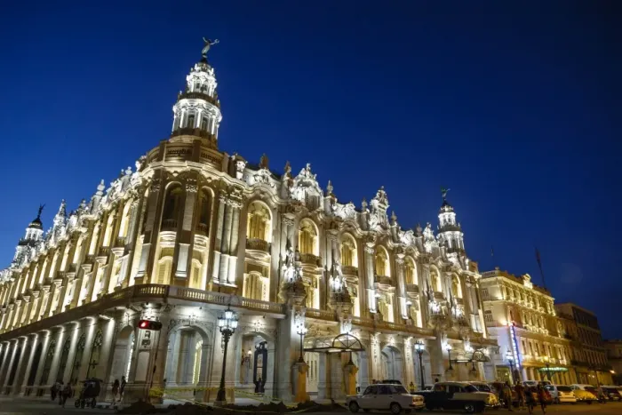 Framed Print : The Gran Teatro (Grand Theater) illuminated at night, Havana, Cuba, West Indies, Caribbean Framed Print : The Gran Teatro (Grand Theater) illuminated at night, Havana, Cuba, West Indies, Caribbean