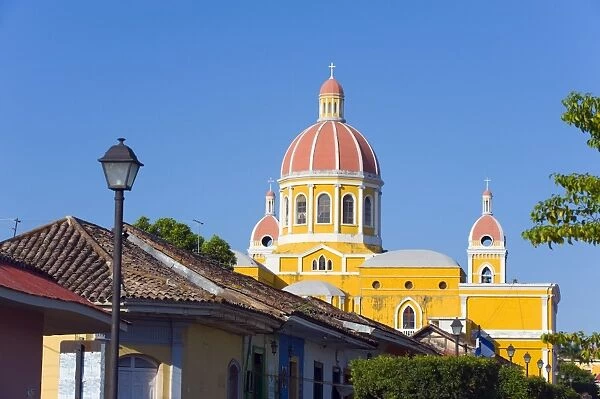 Granada Cathedral, founded in 1583, rebuilt in 1915, Granada, Nicaragua, Central America