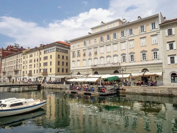 Framed Print : Grand Canal, Trieste, Friuli Venezia Giulia, Italy, Europe