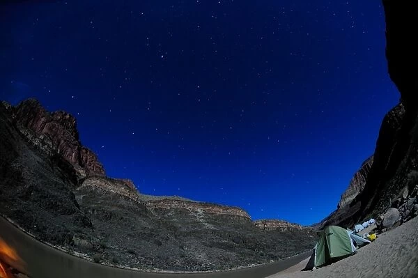 Grand Canyon star gazing, Grand Canyon, UNESCO World Heritage Site, Arizona, United States of America, North America