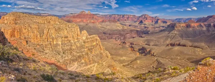 Framed Print : Grand Canyon view from the east side of Skeleton Point along the South Kaibab Trail Framed Print : Grand Canyon view from the east side of Skeleton Point along the South Kaibab Trail