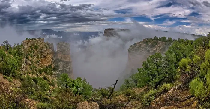 Framed Print : Grand Canyon view from Moran Point on a cloudy day with the clouds floating inside the canyon, Grand Canyon National Park, UNESCO World Heritage Site, Arizona, United States of America, North America Framed Print : Grand Canyon view from Moran Point on a cloudy day with the clouds floating inside the canyon, Grand Canyon National Park, UNESCO World Heritage Site, Arizona, United States of America, North America