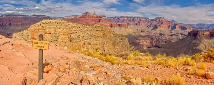 Framed Print : Grand Canyon view from Skeleton Point along the South Kaibab Trail on the south rim Framed Print : Grand Canyon view from Skeleton Point along the South Kaibab Trail on the south rim