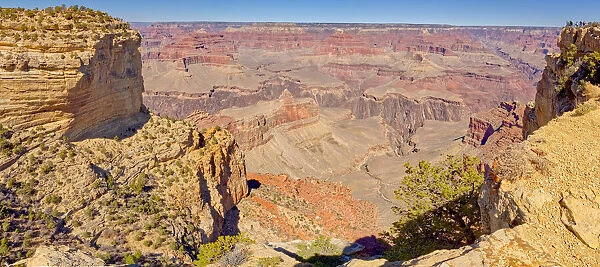 Grand Canyon viewed from the west side of Maricopa Point along the Hermit Road