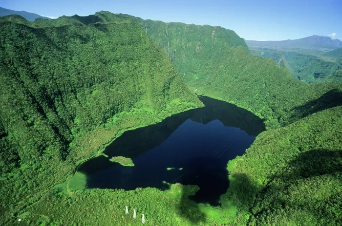 Framed Print : Grand Etang is the largest lake of the island, Reunion Framed Print : Grand Etang is the largest lake of the island, Reunion