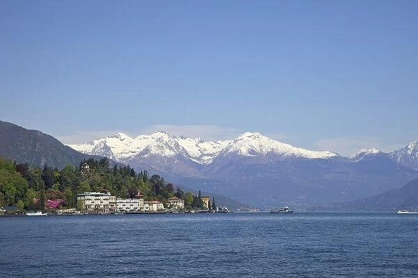 Grand Hotel, Cadenabbia in spring sunshine, Lake Como, Lombardy, Italian Lakes, Italy, Europe