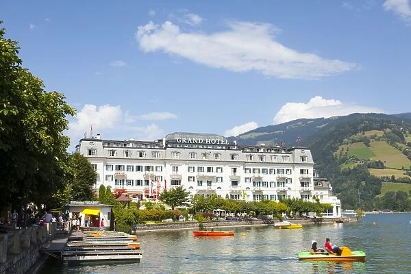 Grand Hotel on Lake Zell am See, Pinzgau, Salzkammergut, Austria, Europe