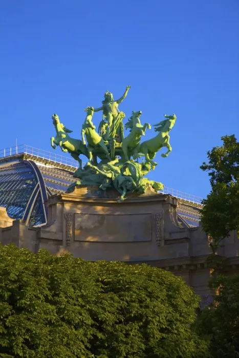 Framed Print : Detail of Grand Palais, Paris, France, Europe
