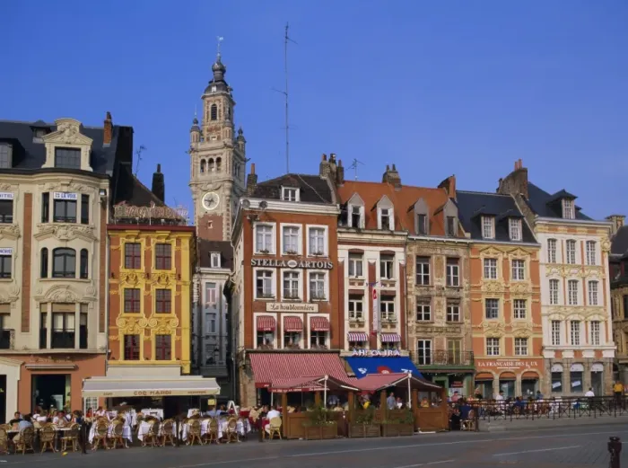 Framed Print : Grand Place, Lille, Nord Pas de Calais, France, Europe Framed Print : Grand Place, Lille, Nord Pas de Calais, France, Europe