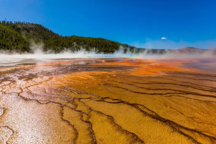 Framed Print : Grand Prismatic Spring in Yellowstone National Park Framed Print : Grand Prismatic Spring in Yellowstone National Park