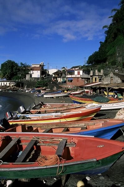 Grand Riviere fishing village in the northern tip of the island