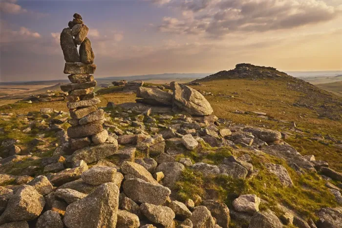 Framed Print : Granite boulders on the summit of Rough Tor, one of the highest points of Bodmin Moor Framed Print : Granite boulders on the summit of Rough Tor, one of the highest points of Bodmin Moor