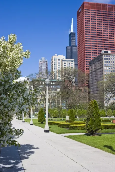 Framed Print : Grant Park, Chicago, Illinois, United States of America, North America Framed Print : Grant Park, Chicago, Illinois, United States of America, North America
