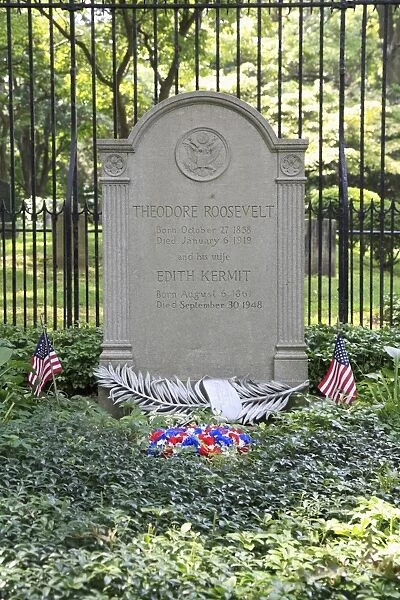 Grave of President Theodore Roosevelt, Oyster Bay, Long Island, New York