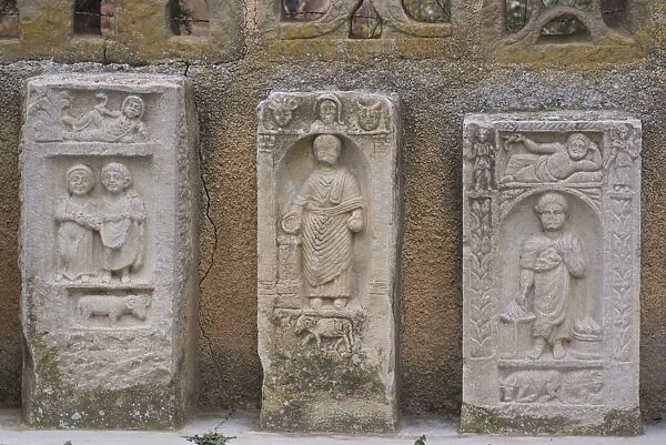 Gravestones currently at the museum taken from the Roman site of Timgad