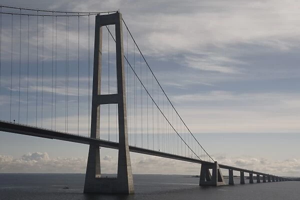 Great Belt Bridge, between Fyn and Sjaelland, Denmark, Scandinavia, Europe