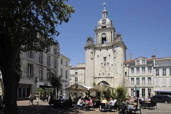 The Great Clock Tower, La Rochelle, Charente-Maritime, France, Europe