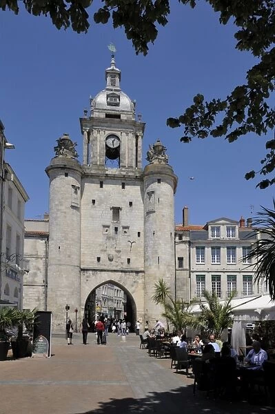 The Great Clock Tower, La Rochelle, Charente-Maritime, France, Europe