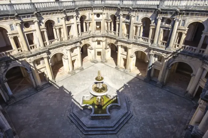 Framed Print : Great Cloister, Convent of the Order of Christ, UNESCO World Heritage Site, Tomar, Ribatejo, Portugal, Europe Framed Print : Great Cloister, Convent of the Order of Christ, UNESCO World Heritage Site, Tomar, Ribatejo, Portugal, Europe