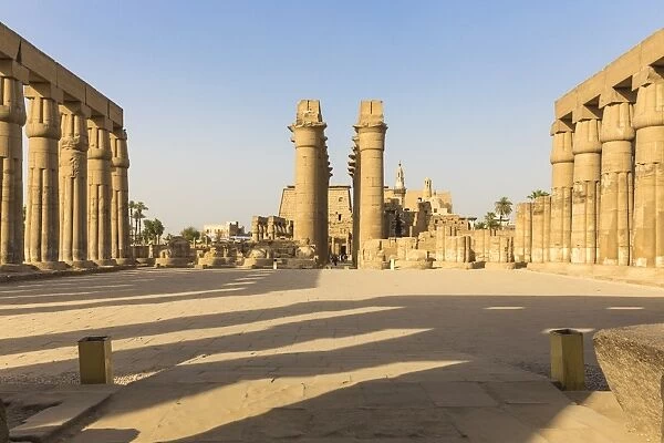 The Great Colonnade of Amenophis II, Luxor Temple, UNESCO World Heritage Site, Luxor
