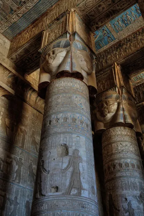 Framed Print : The Great Columns, Vestibule, Temple of Hathor, Dendera, Qena, Egypt, North Africa, Africa Framed Print : The Great Columns, Vestibule, Temple of Hathor, Dendera, Qena, Egypt, North Africa, Africa