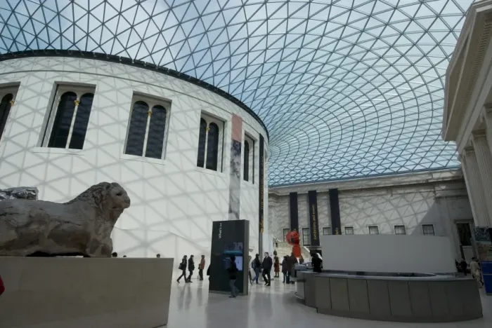 Framed Print : Great Court, British Museum, London WC1, England, United Kingdom, Europe