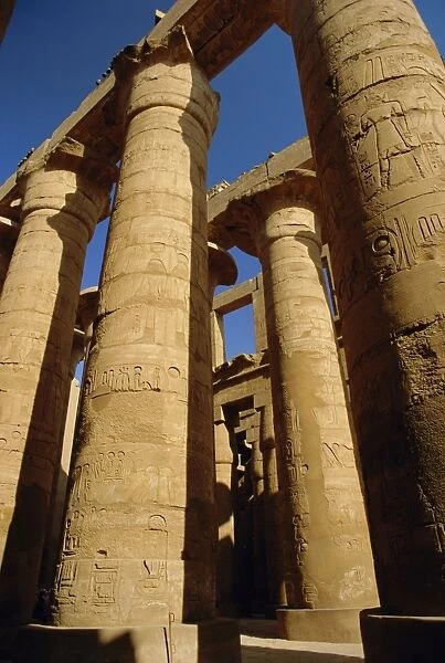 Great Hypostyle Hall, Temple of Karnac, Karnac, Egypt, North Africa