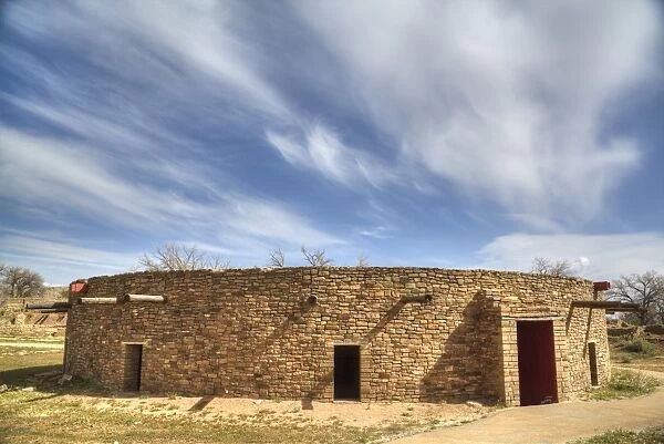The Great Kiva, Aztec Ruins National Monument, UNESCO World Heritage Site, New Mexico
