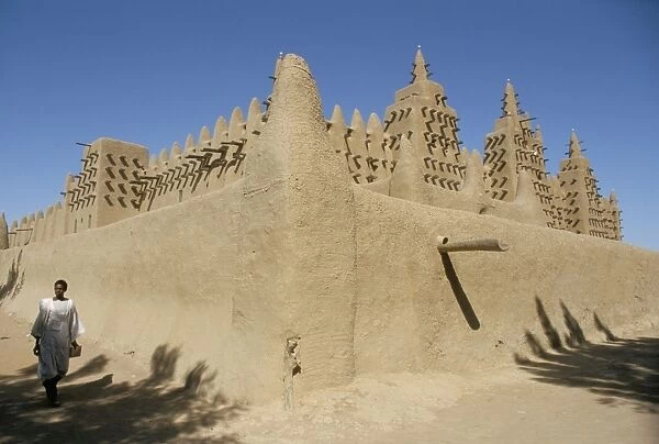 The Great Mosque, Djenne, UNESCO World Heritage Site, Mali, Africa