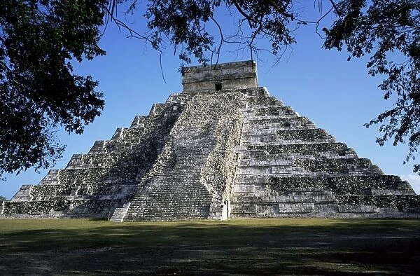 Great Pyramid (El Castillo), Chichen Itza, UNESCO World Heritage Site, Yucatan