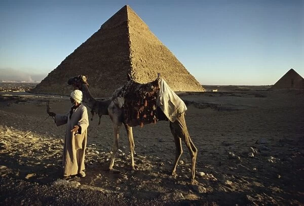 The Great Pyramid at Giza, UNESCO World Heritage Site, near Cairo, Egypt