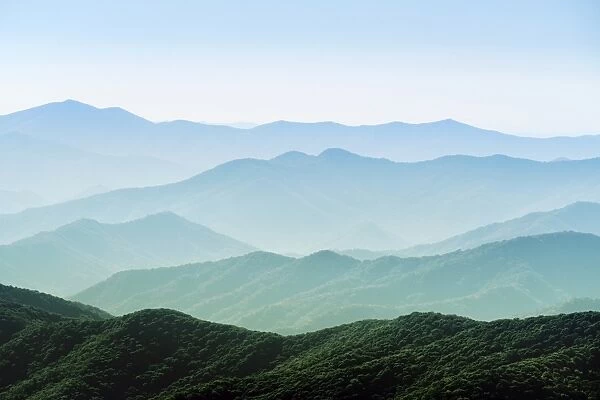 Great Smoky Mountains National Park, Clingmans Dome, border of North Carolina and Tennessee