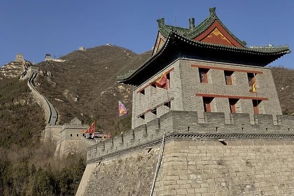 The Great Wall of China, UNESCO World Heritage Site, at Juyongguan Pass