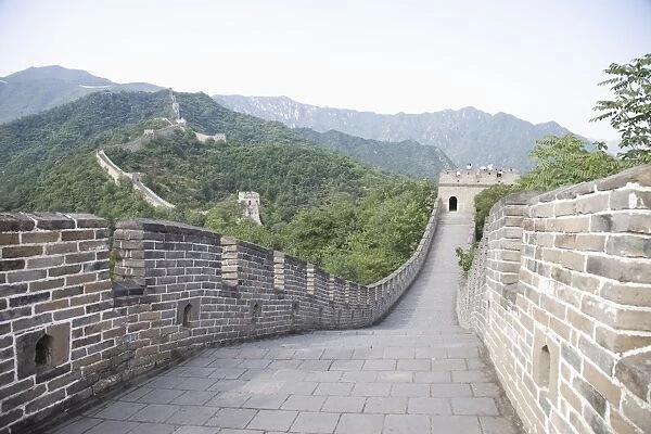 The Great Wall at Mutyanyu, UNESCO World Heritage Site, Beijing, China, Asia
