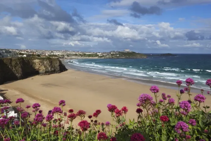 Framed Print : Great Western beach, Newquay, Cornwall, England