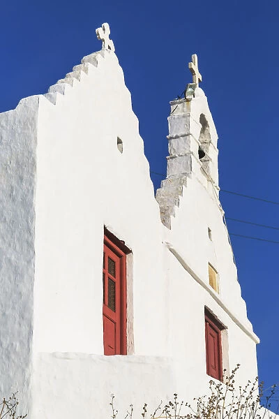 Greek Orthodox chapel, Mykonos Town, Mykonos, Cyclades Islands, Greek Islands, Greece