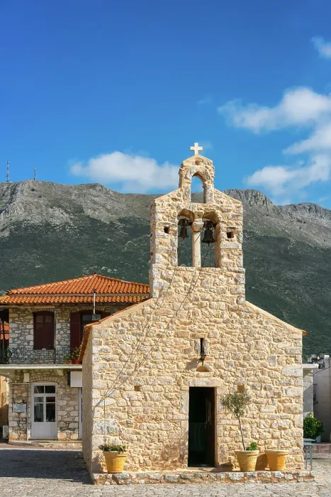 Framed Print : Greek Orthodox church in Areopoli, Mani Peninsula, Peloponnese, Greece Framed Print : Greek Orthodox church in Areopoli, Mani Peninsula, Peloponnese, Greece