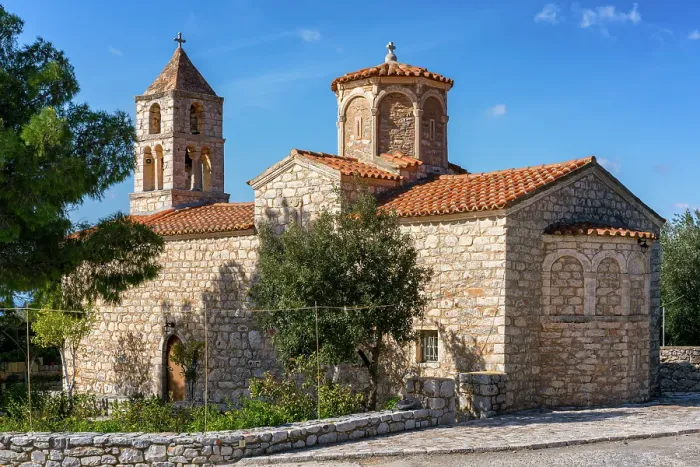 Framed Print : Greek Orthodox church in Areopoli, Mani Peninsula, Peloponnese, Greece Framed Print : Greek Orthodox church in Areopoli, Mani Peninsula, Peloponnese, Greece