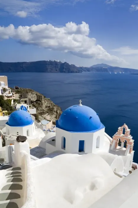 Framed Print : Greek Orthodox Church in Oia village, Santorini Island, Cyclades, Greek Islands, Greece, Europe Framed Print : Greek Orthodox Church in Oia village, Santorini Island, Cyclades, Greek Islands, Greece, Europe