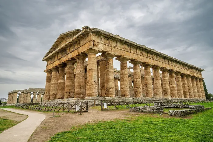Framed Print : The Greek temples of Paestum, UNESCO World Heritage Site, Campania, Italy, Europe Framed Print : The Greek temples of Paestum, UNESCO World Heritage Site, Campania, Italy, Europe